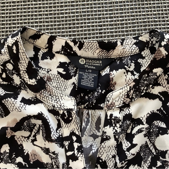 NWOT Mixed Print Blouse - Picture 6 of 10